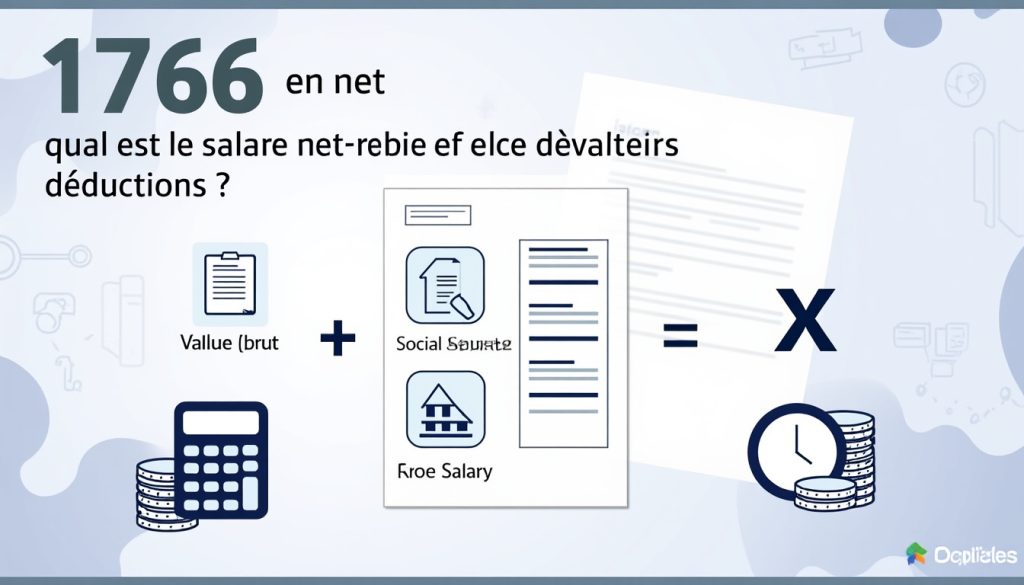 découvrez comment convertir un salaire brut de 1766 euros en salaire net après déductions. obtenez des informations claires sur les impôts et cotisations sociales pour mieux comprendre votre rémunération.
