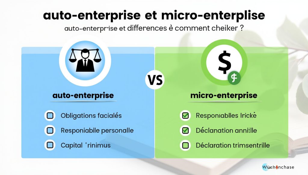 découvrez les différences entre auto-entreprise et micro-entreprise pour bien choisir votre statut. cet article vous guide à travers les particularités de chaque option, les avantages et inconvénients, afin de faire le choix le plus adapté à vos besoins professionnels.