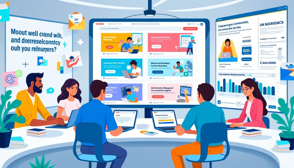 découvrez comment devenir community manager grâce à notre guide sur les formations à distance : comparez les établissements, les contenus des cours et les tarifs pour faire le choix qui correspond à vos attentes et à votre budget.