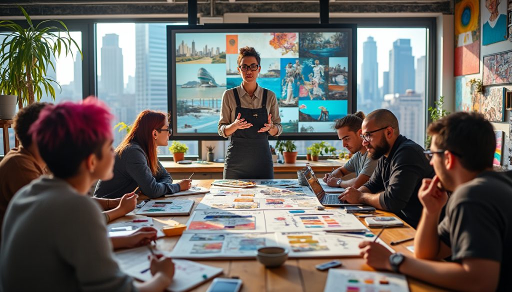rejoignez la formation directeur artistique chez studi pour libérer votre potentiel créatif. apprenez les compétences essentielles pour exceller dans le domaine artistique, boostez votre carrière et transformez vos idées en projets concrets avec l'accompagnement de professionnels expérimentés.