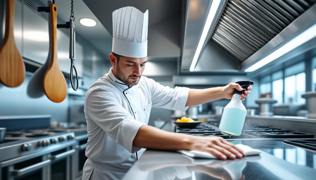 découvrez les normes essentielles pour le nettoyage d'une hotte de cuisine professionnelle. apprenez les procédures, les produits recommandés et les exigences de sécurité pour garantir un environnement de travail sain et conforme.